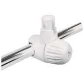 Nuova Rade 43257 - Antenna Bracket For GPS/VHF, Ø18-27mm, Plastic, White