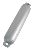 Allpa Fender Comet, Ø100mm, L=420mm, Silver (Size 1) (Inflatable With Ball Valve)