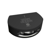 Lopolight 301-106-B - Stern Light 3 Nm Vertical Mount White Black Housing
