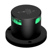 Lopolight 300-115G2-180 - Navigation Light 3NM 180° Green, Silver Anodized