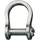 Ronstan RF613S Stainless Steel Bow Shackle, 1/8" Pin, Slotted Head