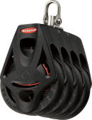 Ronstan RF55410 Series 55 Orbit Block, Quadruple with Becket