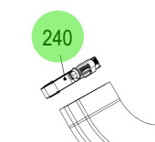 Steyr 2180802-0 - Hose Clamp With Spring 40-60/12 for Steyr Engine Installations