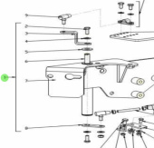 Nanni Diesel 48170000 - Fuel Filter Bracket for T6 Series Engines