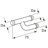 Webasto 1319266A - Connecting Piece D18