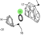 Nanni Diesel 970316112 - Type T Oil Seal for Gear Case Rear End Plate