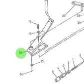Nanni Diesel 95203028A - Accelerator Bracket for 5.250TDI Engines