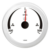 VDO A2C59512403 - Synchronizer -500 / +500 rpm 12-24V DLRW White ViewLine 85 mm
