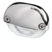Hella Easy Fit Courtesy Light, White With Stainles Steel Cap