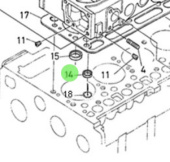 Nanni Diesel 970315065 - Cylinder Head Gasket for N4 Series Engines