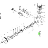 Nanni Diesel 970492122 - Fuel Injection Pump Camshaft for 2.60HE Engines