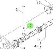 Nanni Diesel 970314824 - Camshaft Tappet for N4 Series Engines