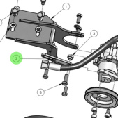 Alamarin Jet 10136 - Tightening Plate for Jet-230 Hydraulic Pump