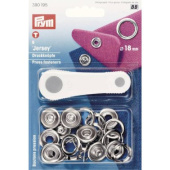  Seamless Snap Fastener - Ø18mm - Silver Plated