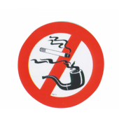 ERREGRAFICA No Smoking On Board Adhesive Sign