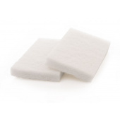 Deck Mate White Scrubpads Light Abrasion