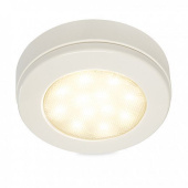 Hella Marine 2JA 980 820-101 - EuroLED 115 Down Lights With White Spacer, Warm White LED, White Plastic Rim