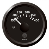 VDO A2C59514157 - Veratron ViewLine Cylinder Temperature 400°F Black 52mm