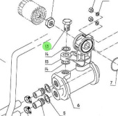 Nanni Diesel 970311072 - Oil Cooler Screw for 4.340TDI Engines
