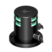 Lopolight 300-115G2ST-PRO-I180 - Navigation Light 3NM 180° Green Double Ice-Class Black