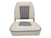 Hollex Seat Silver Star Cream/Grey With Grey Trim