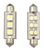 Allpa LED Bulb, Festoon Type, 12v, 0,5w, 42x12mm, Light Color: Warm White