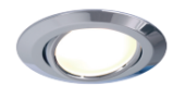 Prebit 22223109 - LED Built-in Light EB15-1 (Slave), Pivotable, Shiny Gold, 10-30V DC, Max. 3W, Warm White