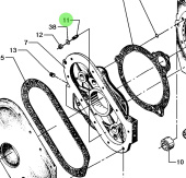 Bukh 503N2363 - M8 x 20 Stud for DV24RME, DV29RME, and DV32 Engines