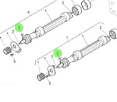 Nanni Diesel 970313595 - Feather Key for Camshaft and Balancing Shaft