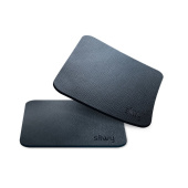 Silwy U000-0300-2 - Square metal nano gel pads, black, set of 2
