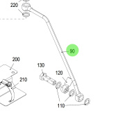 Steyr 2178461-3 - Turbocharger Oil Line Assembly (KTL)
