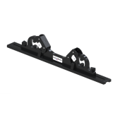 Hurley Chocks Black (Pair) Complete With Aluminum Rail System To Install Onto Swim Platform