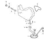 Nanni Diesel 970312201 - GASKET,OIL PUMP for 4.380TDI/4.380TDI