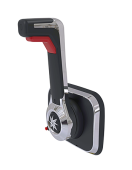 SeaStar CHX8351 - Xtreme Port Mount Control, Chrome With Engine Cut Off Switch And Trim