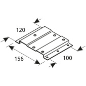 Webasto 1320921A - Heater Bracket Thermo 90 Stainless Steel