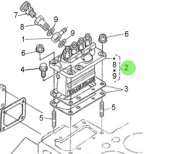 Nanni Diesel 970315083 - Fuel Injection Pump Assembly for N4 Series Engines