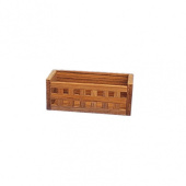 Teak Holdall Block Grid Racks