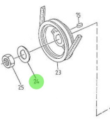 Nanni Diesel 970301493 - Crankshaft Washer for HE Series Engines