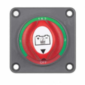 BEP Marine 701S-PM - Panel-Mounted Battery Mini Selector Switch 1-2-Both-Off, 200A
