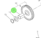 Nanni Diesel 970307322 - Idler Gear Bush for Camshaft Assembly