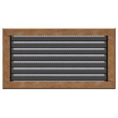 MSI RAT16X8 Return Air Grille, Teak, 16" x 8" Fixed Insert