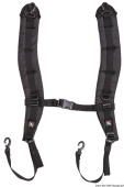 Osculati 23.521.90 - Black Padded Shoulder Straps F. Voyager SR-02