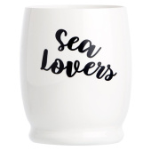 Marine Business Sea Lovers Letters Water Glass