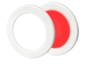 Hella Marine EuroLED 95 Round Down Light, Dual Colour (White/Red) Screw Mounting, with White Trim