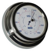 Vion Barometer Stainless Steel Including Wall Mount Ø127 mm
