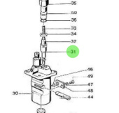 Nanni Diesel 970492146 - Injection Pump Element for HE Series Engines