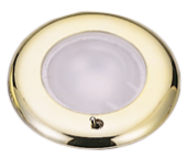 Allpa Plastic LED Ceiling Light With Chromed Cover, Ø77.2mm, Built-In, 12-24v/1,8w, Warm White, With Switch