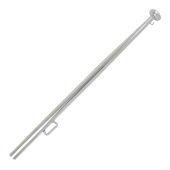 Hollex Flagpole Stainless Steel 316 Ø25mm L=950 Conical