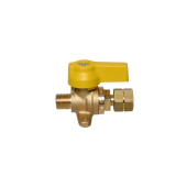 ENO K72106 Shut-Off Valve - Inlet G1/4 F - Outlet G1/4 M