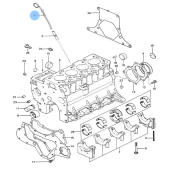 Vetus STM2516 - Dipstick for M3.10